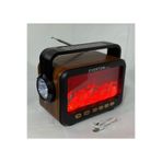Everton RT-734 Şömine Görünümlü Nostaljik Radyo - Solar Enerjili Bluetooth Hoparlör Usb/tf/mp3