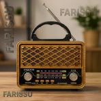 Everton Rt-735 Retro Tasarım Güneş Enerjili Bluetooth Usb/Tf Mp3 Fm/Am/Sw Radyo