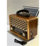 Everton RT-735 Solar Enerjili Nostajık Radyo Bluetooth Usb-Fm-Radyo - Renkli