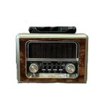 Everton RT-741 Nostaljik Görünümlü Solar (Güneş Enerjili) Şarjlı Bluetooth Radyo Hoparlör