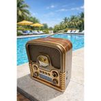 Everton rt-743 usb am-sw-fm bluetooth saatli büyük boy nostalji radyo