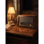 Everton RT-750 Bluetooth Fm-Usb-Tf-Aux Şarjlı Nostaljik Radyo - Ahşap