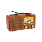 Everton RT-755 Nostaljik Ahşap Radyo Bluetooth Hoparlör USB / Fm / Aux Destekli