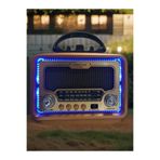 Everton Rt-768 Usb/fm/bt Güneş Enerjili Nostaljik Radyo Müzik Çalar