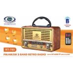 Everton RT-785 Bluetooth Usb-Micro Sd Nostaljik Radyo - Çok Renkli