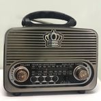 Everton Rt-830 Güneş Enerjili Panelli Bluetooth Fm-usb-Tf Card-Aux Nostaljik Radyo