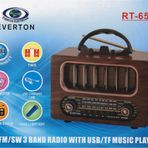 Everton RT-836 Bluetooth Fm-Usb-Tf-Aux Şarjlı Nostaljik Radyo