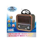 Everton RT-853 Bluetooth Fm-usb-tf-aux Şarjlı Nostaljik Radyo Hoparlör