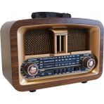 Everton RT-876 Bluetooth Fm-Usb-Tf-Aux Şarjlı Nostaljik Radyo - Renkli
