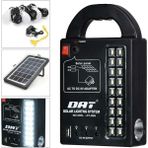 Everton RT-999 Solar Panelli /ledli Güneş Enerjili Radyo Usb/ 3 Adet Ampul Şarjlı (Solar 9V) - 1 Adet - Siyah