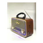 Everton Shop-rt-301 Nostaljik Görünümlü Ahşap Bluetoothlu Mp3 Çalar Radyo Müzik Kutusu