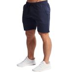 EVERWORTH Erkek Günlük Antrenman Şortu Spor Salonu Egzersiz Fitness Kısa Vücut Geliştirme Koşu Koşu Kısa Pantolon, Lacivert, XL