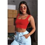Everyone s Kadın Beyaz Crop Top Bluz