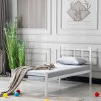 Evger K90 Beyaz Metal 90x190 CM Tek Kişilik Karyola