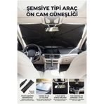 Evgereçlerim Araba Güneşliği Katlanabilir Şemsiye Dikiz Aynası Bölmeli