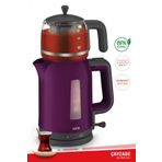 Evia EA-4308M Mor 2200 Watt Cam Demlikli Çay Makinesi