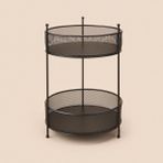 Evidea Bath Siyah 28x20 cm 2 Katlı Fileli Organizer