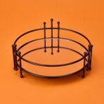 Evidea Bath Siyah 9x21 cm Dokuz Telli Aynalı Organizer