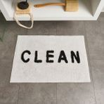 Evidea Clean Tufting Soft Beyaz 60x90 cm Banyo Paspası