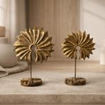 Evidea Deco Adella Gold 32 + 28 cm 2'li Dekor