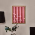 Evidea Deco Bright Holidays Kırmızı / Pembe - 30x40 cm Duvar Panosu