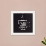 Evidea Deco Coffee Siyah 20x20 cm Duvar Panosu