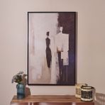 Evidea Deco Contraste Bej Siyah 90x60 cm Tablo