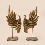 Evidea Deco Dragon Gold 32 cm 2'li Dekor