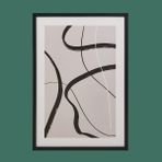 Evidea Deco Elegant Curves 50x70 cm Tablo