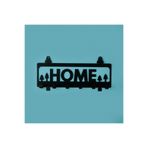 Evidea Deco Home Siyah 25x8 cm Anahtarlık