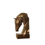 Evidea Deco Horse Gold 13 cm Dekor