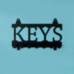 Evidea Deco Keys Siyah 22x10 cm Anahtarlık