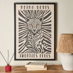 Evidea Deco Leopar Beyaz Siyah 50x70 cm Tablo