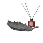Evidea Deco Moena Gümüş 44x19 cm Dekoratif Tabak