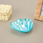 Evidea Deco Oyster Mavi 10 cm Dekoratif Tabak