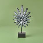 Evidea Deco Palmiye Gümüş Siyah 34 cm Dekor