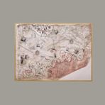 Evidea Deco Piri Reis Açık Kahverengi 120x90 cm Tablo