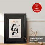 Evidea Deco Siyah 13x18 cm Ahşap Çerçeve