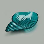 Evidea Deco Snail Turkuaz 40 cm Dekoratif Tabak