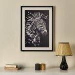 Evidea Deco Zebra Siyah 50x70 cm Tablo