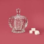 Evidea | Deli Glass Cam Şekerlik - Şeffaf - 3,5 cm