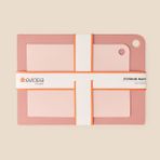 Evidea | Evidea Kitchen 2'li Elastik Kesim Panosu - Pembe - 21x30 + 25x35 cm