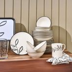 Evidea Evidea Kitchen Nemi 24 Parça Renkli Yemek Takımı