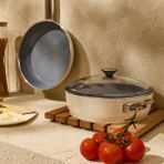 Evidea | Evidea Kitchen Toscana Chef 3 Parça Karnıyarık Tencere ve Tava Seti - 26 cm