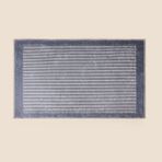 Evidea | Evidea Soft Basic Banyo Paspası - Krem / Gri - 50x80 cm