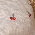 Evidea | Evidea Soft Cherry Kırlent - Ekru - 30x50 cm