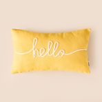 Evidea | Evidea Soft Hello Kırlent - Hardal - 30x50 cm