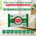 Evidea | Fairy 10'lu Yüzey Temizlik Havlusu - Beyaz Sabun
