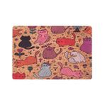 Evidea Giz Home Renkli Kediler 40x60 cm Peppina Kapı Önü Paspası