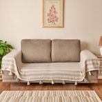 Evidea Hill Soft Gri 115x200 cm Koltuk Örtüsü